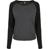 Urban Classics Contrast Raglan Pitkähihainen T-paita
