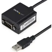 StarTech.com ICUSB2321F Cable Gender Changer Db-9 USB 2.0 A, musta