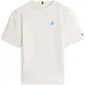 Tommy Hilfiger Th Script Jersey Twill T-Shirt - Cream - 176