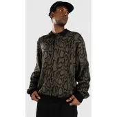 Carhartt WIP Snake Neule snake camo jacquard / leaf Koko M