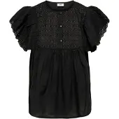 JDY Jdysigga S/S Top Wvn - Black - XL