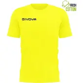 Givova Fresh Short Sleeves T-shirt Keltainen 4XL Mies