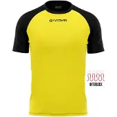 Givova Capo Short Sleeves T-shirt Keltainen M Mies