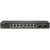 SonicWALL Switch SWS12-8POE, hallinnoitu PoE -kytkin, musta