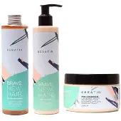 Brave. New. Hair. 3-pack Brave. New. Hair. Keratin Schampoo + Conditioner + Mask
