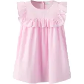 Name It Mini Nmffalinnen Capsl Dress - Pink - 116