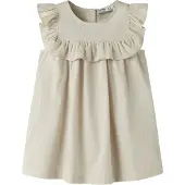 Name it Nmffalinnen Capsl Dress - Beige - 110