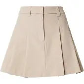 Gina Tricot Pleated Skirt - Beige - 34