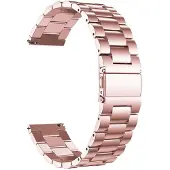 SKALO Teräsranneke Samsung Watch 4 44mm - Pinkki