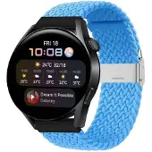 CaseOnline Punottu elastinen rannekoru Huawei Watch 3 (46mm) - skyblue