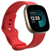 CaseOnline Sport Rannekoru Fitbit Versa 4 - Punainen