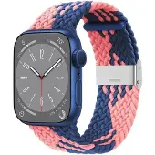 CaseOnline Punottu elastinen rannekoru Apple Watch 8 (45mm) - bluepowder