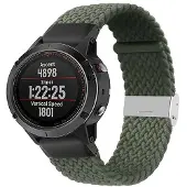 CaseOnline Punottu elastinen rannekoru Garmin Fenix 5X - Army