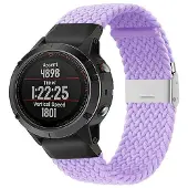 CaseOnline Punottu elastinen rannekoru Garmin Fenix 5X - lightpurple