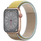 CaseOnline Nailon Rannekoru Apple Watch 8 (41mm) - Camel