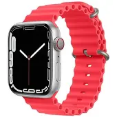 CaseOnline RIB Urheiluranneke Apple Watch 7 (41mm) - Punainen