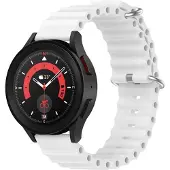 CaseOnline Ocean Ranneke Samsung Galaxy Watch 5 Pro (45mm) Valkoinen