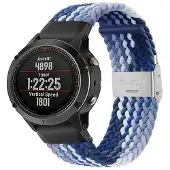 CaseOnline Punottu elastinen rannekoru Garmin Fenix 5 - gradientblue