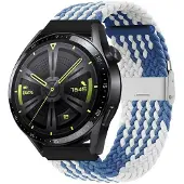 CaseOnline Punottu elastinen rannekoru Huawei Watch GT3 (46mm) - bluewhite