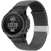 CaseOnline Punottu elastinen rannekoru Garmin Fenix 5X - skygrey