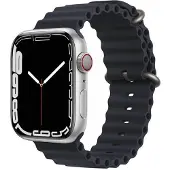 CaseOnline RIB Urheiluranneke Apple Watch 7 (41mm) - Musta