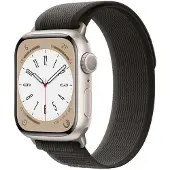 CaseOnline Tactik nailon ranneke Apple Watch 8 (45mm) - Blackroom Grey