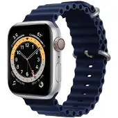 CaseOnline RIB Urheiluranneke Apple Watch 6 (40mm) - Tummansininen