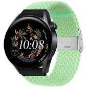 CaseOnline Punottu elastinen rannekoru Huawei Watch GT3 (42mm) - pistachio