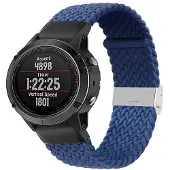 CaseOnline Punottu elastinen rannekoru Garmin Fenix 5 - sininen