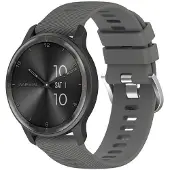 CaseOnline Pure urheiluranneke Garmin Vivomove Trend - Harmaa