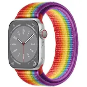 CaseOnline Nailon Rannekoru Apple Watch 8 (45mm) - Pride Edition