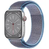 CaseOnline Nailon Rannekoru Apple Watch 8 (41mm) - Cerulean