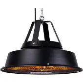 Fornorth Ceiling heater Comfort 1500W musta terassilämmitin
