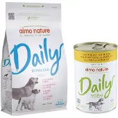 Almo nature 2x1,2kg Daily All Breeds sika ja riisi koiran kuivaruoka