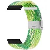 CaseOnline Punottu Kellon ranneke Garmin Forerunner 245 - gradientgreen