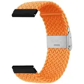 CaseOnline Punottu Kellon ranneke Amazfit Bip Lite - Oranssi