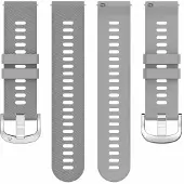 CaseOnline Pure kellon ranneke Amazfit GTS 3 - Vaaleanharmaa