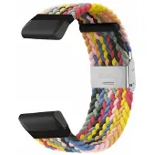 CaseOnline Punottu kellon ranneke Garmin Forerunner 945 - Rainbow