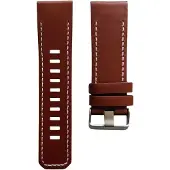 CaseOnline Nahka Kellon ranneke pin Garmin D2 Delta PX - Ruskea