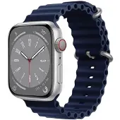 CaseOnline RIB kellon renneke Apple Watch 9 (41mm) - Tummansininen
