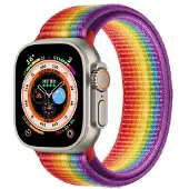 CaseOnline Nailon kellon renneke Apple Watch Ultra (49mm) - Pride Edition