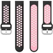 CaseOnline EBN kellon ranneke Suunto Racs S (45mm) - Musta/vpunainen