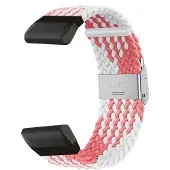 CaseOnline Punottu kellon ranneke Garmin Descent Mk1 - Pinkwhite