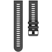 CaseOnline Twin kellon ranneke Huawei Watch GT5 (46mm) - Musta/harmaa