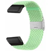 CaseOnline Punottu kellon ranneke Garmin Fenix 5X Plus - Pistachio
