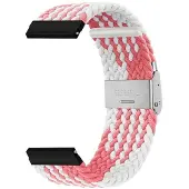CaseOnline Punottu Kellon ranneke Amazfit Bip - pinkwhite