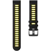 CaseOnline Twin kellon ranneke Garmin Marq Adventurer - Musta/keltainen
