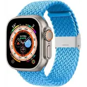 CaseOnline Punottu kellon renneke Apple Watch Ultra (49mm) - Skyblue