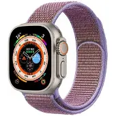 CaseOnline Nailon kellon renneke Apple Watch Ultra (49mm) - Lilac