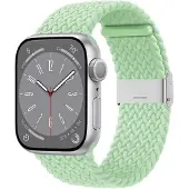 CaseOnline Punottu kellon renneke Apple Watch 9 (41mm) - Pistasch